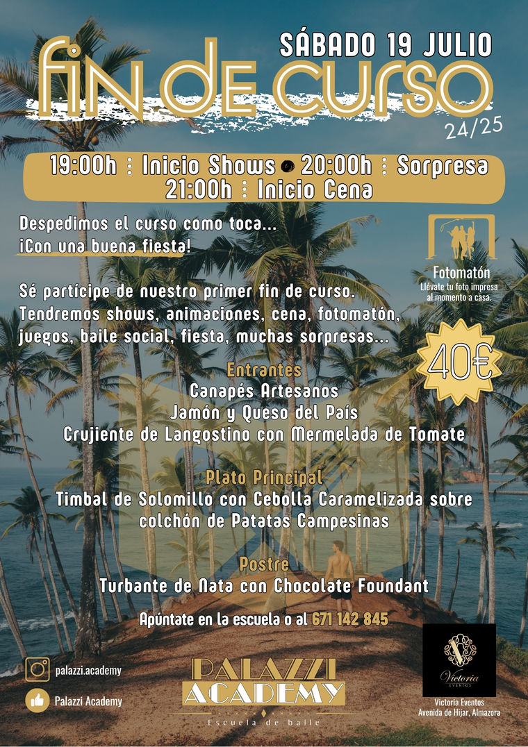Cartel del fin de curso 2024-2025